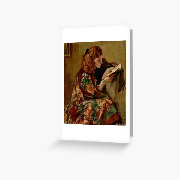 Item preview, Girl reading designed and sold by MoreArt15.