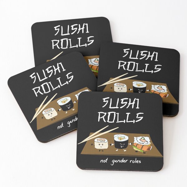 Item preview, Sushi Rolls not Gender Roles designed and sold by MyThingNow.