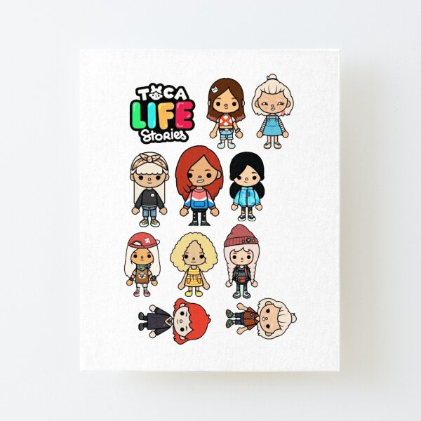 toca boca and gacha life | Art Board Print