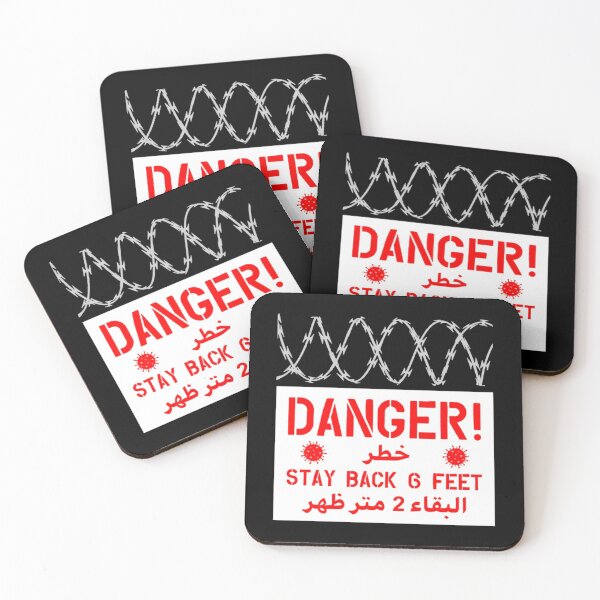 Item preview, Stay Back 6 Feet T-ShirtDANGER! Stay Back 6 Feet Concertina Wire designed and sold by EbanAdien.