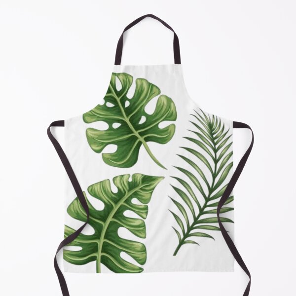 Item preview, Monstera & Palm variety of leaves designed and sold by clothstudios.