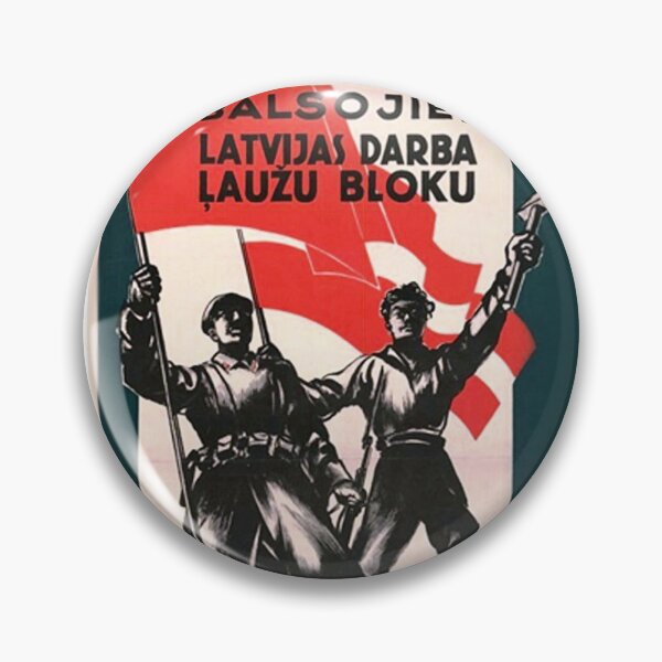 Item preview, Vintage Socialist Propaganda Poster - Latvia designed and sold by Posterize ANZ.