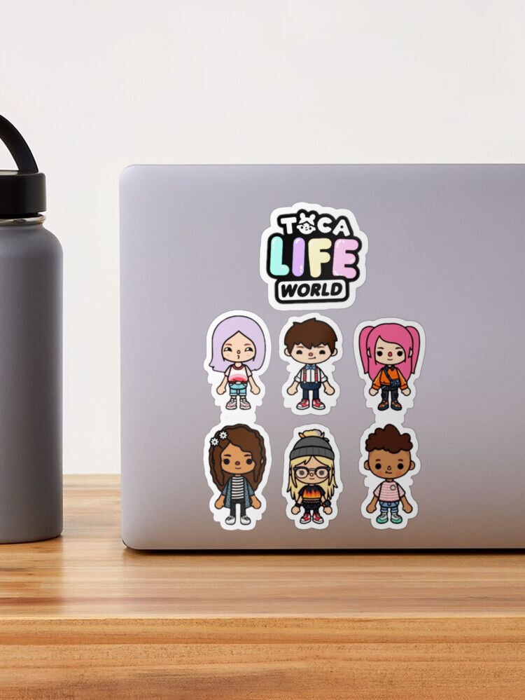 Vinyl Heat Transfer Patch, Toca Life World Stickers