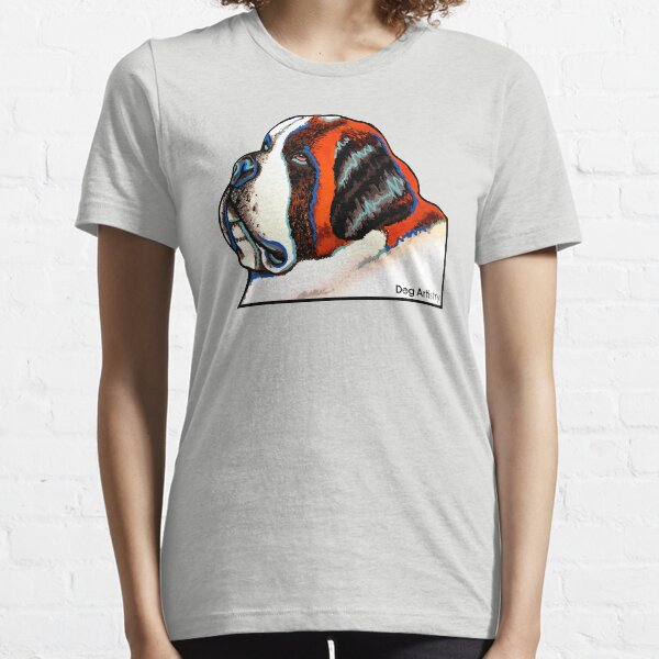 St. Bernard Painting Design Essential T-Shirt