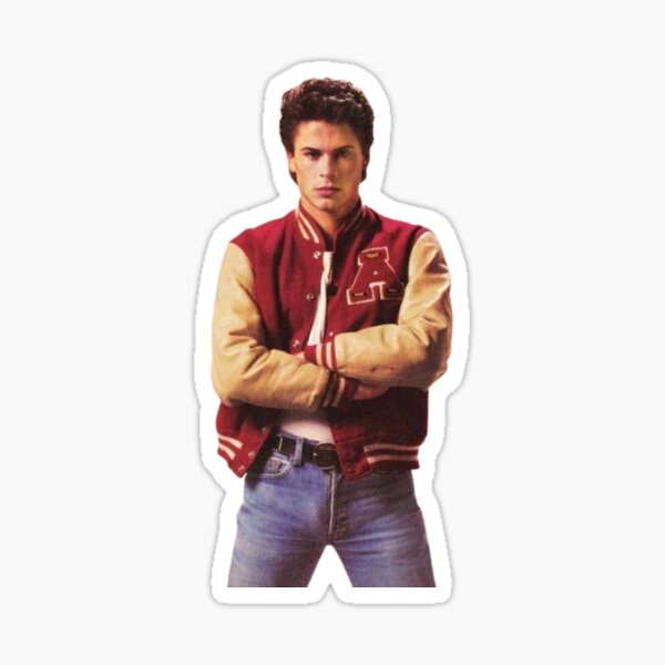 Nothing Gold Can Stay  Rob lowe, Varsity jacket men, 80s men