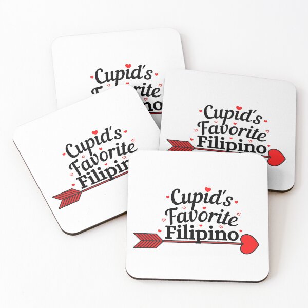 Item preview, Cupids Favorite Filipino (Black Text) - Filipino Valentines - Valentines Day Philippines designed and sold by CaitU.
