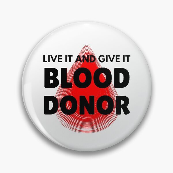 Item preview, Live it and give it blood donor designed and sold by GoaTeeGram.