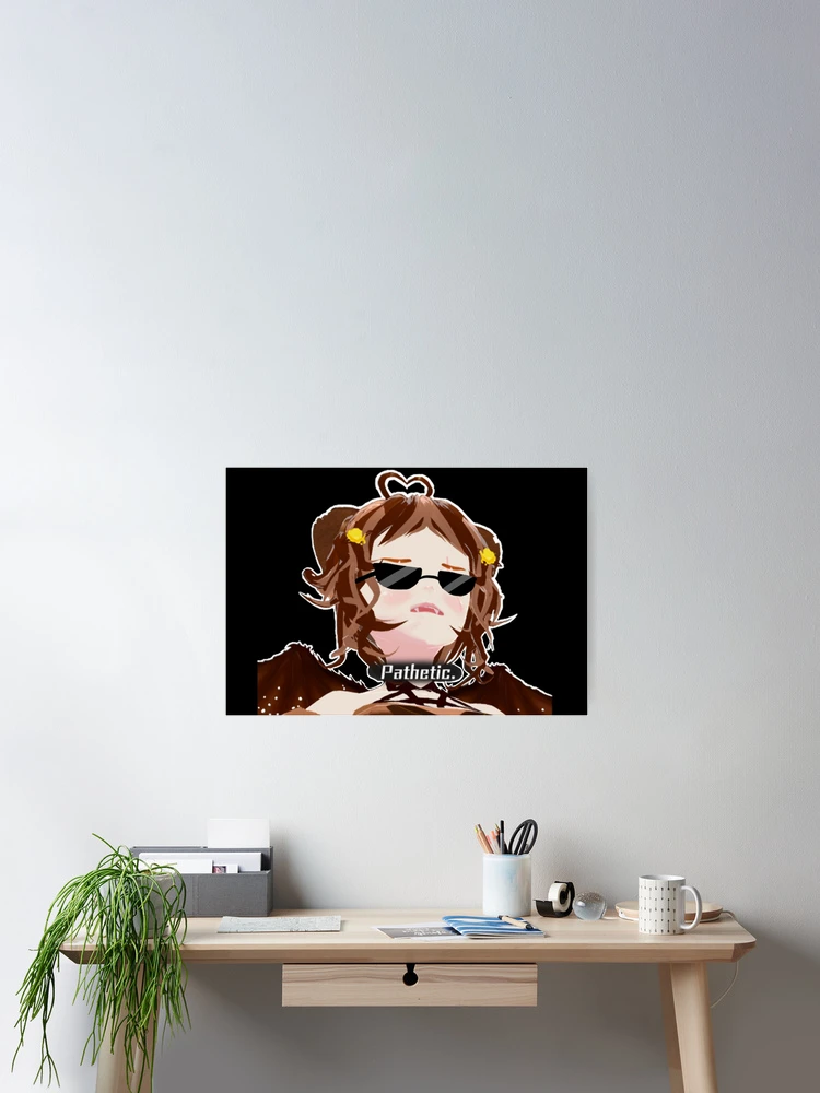 Thumbnail 2 of 3, Poster, Exploding Toast "Pathetic" stare designed and sold by ExplodingToast.