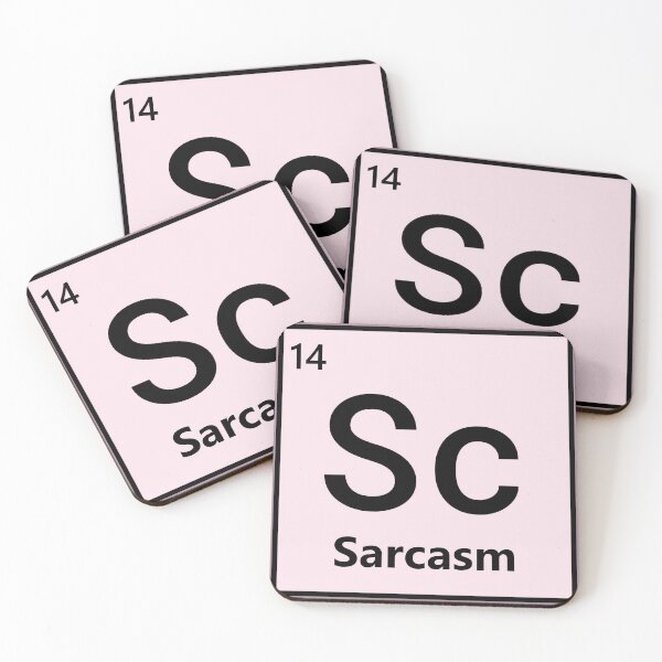 Item preview, Sarcasm - chemistry science periodic table designed and sold by Mindy Bubble.