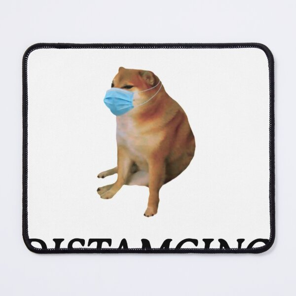 Item preview, Cheems Meme Social Distancing camisetas designed and sold by IturhsTrends.