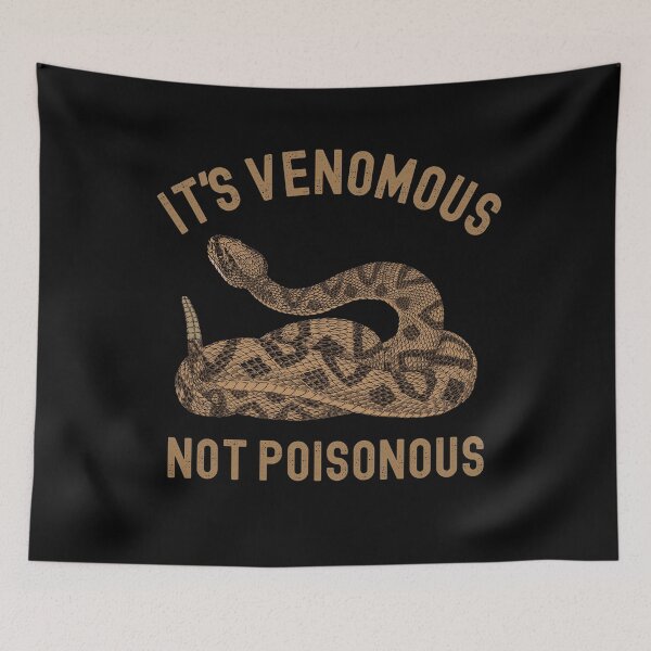 Item preview, For Reptiles lovers It's Venomous Not Poisonous Rattlesnake designed and sold by My-Best-Life.