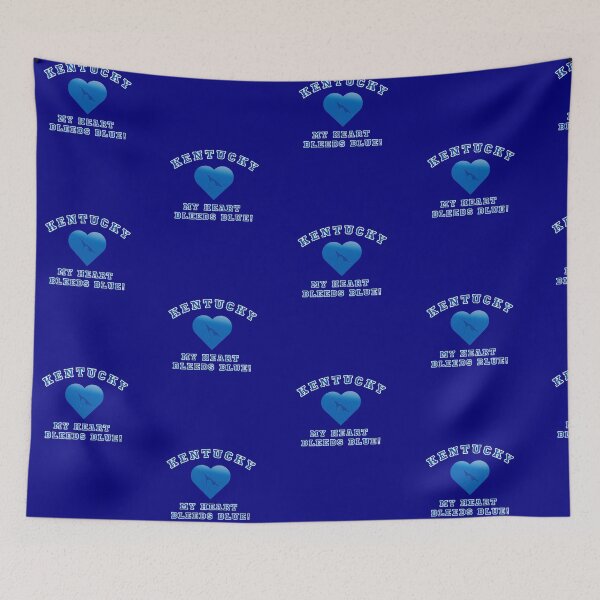 Item preview, Kentucky My Heart Bleeds Blue designed and sold by MojaveTradePost.