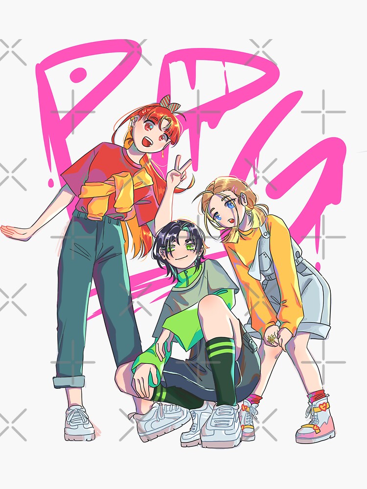 The Powerpuff Girls Fanart Sticker By Kaaariana Redbubble