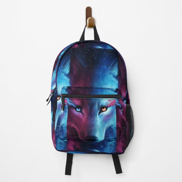 Item preview, colorful wolf designed and sold by Narossi11.