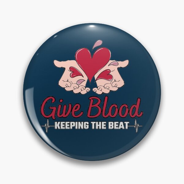 Item preview, Give Blood Keeping The Beat designed and sold by GoaTeeGram.