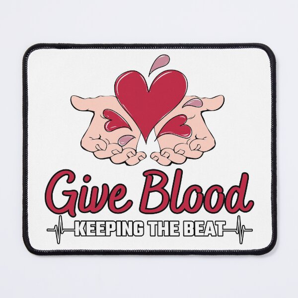 Item preview, Give Blood Keeping The Beat designed and sold by GoaTeeGram.