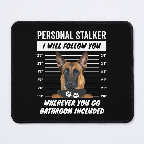 Item preview, Personal Stalker Belgian Sherpherd Dog – Pastor Belga Malinois designed and sold by More Cute Dogs.