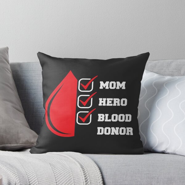 Item preview, Mom Hero Blood Donor designed and sold by GoaTeeGram.