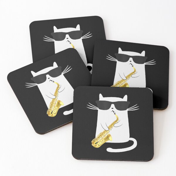 Item preview, Funny Cat Saxophone Music Gift designed and sold by mialinpng.