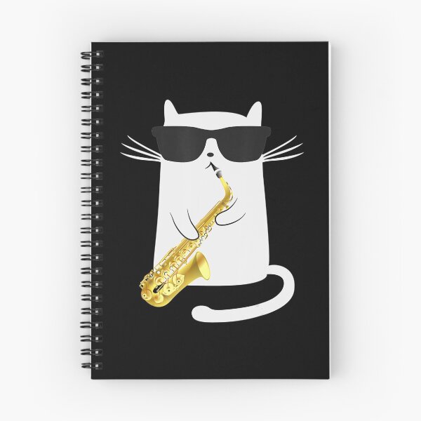 Item preview, Funny Cat Saxophone Music Gift designed and sold by mialinpng.