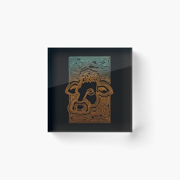Item preview, Ask Me About My Cows designed and sold by tanimator.