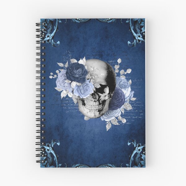 Item preview, blue framed skull 4 designed and sold by witch-wood.