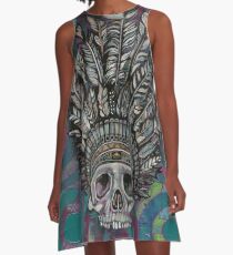 Indian Scull A-Line Dress