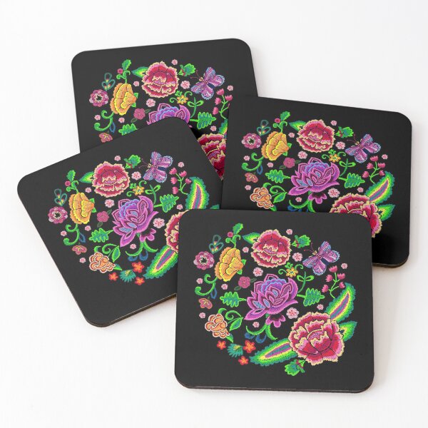 Item preview, Embroidered Floral designed and sold by FunWithChemo.