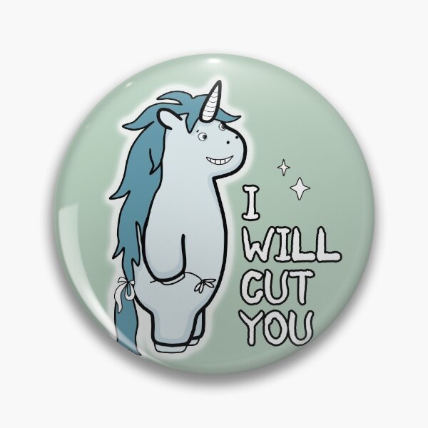 Artikelvorschau, Ich werde dich schneiden - Stabby Stab The Unicorn entworfen und verkauft von ViewerEqualsPhoton.