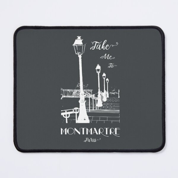 Item preview, MONTMARTRE Staircase, Lamp Posts and Handrail, Paris France designed and sold by frenchsalsa.