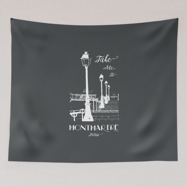 Item preview, MONTMARTRE Staircase, Lamp Posts and Handrail, Paris France  designed and sold by frenchsalsa.