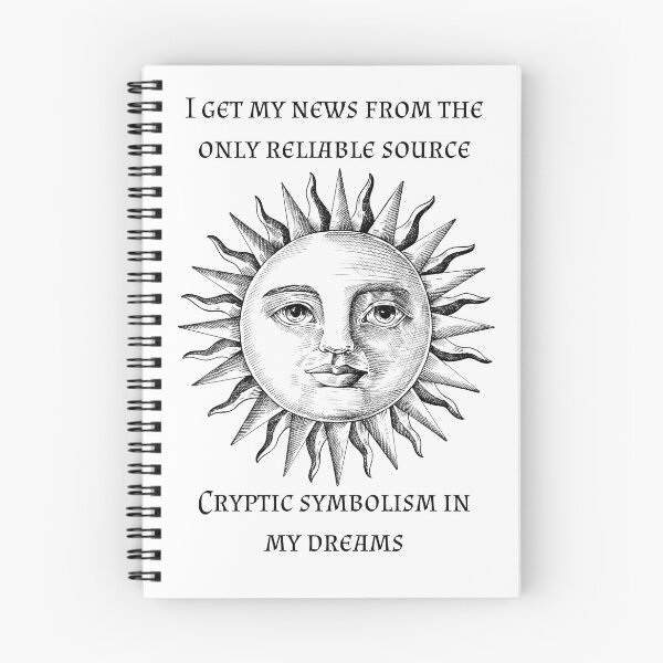 Item preview, Philosophy Funny Cryptic Dreams T-Shirt designed and sold by AnneMarianne.