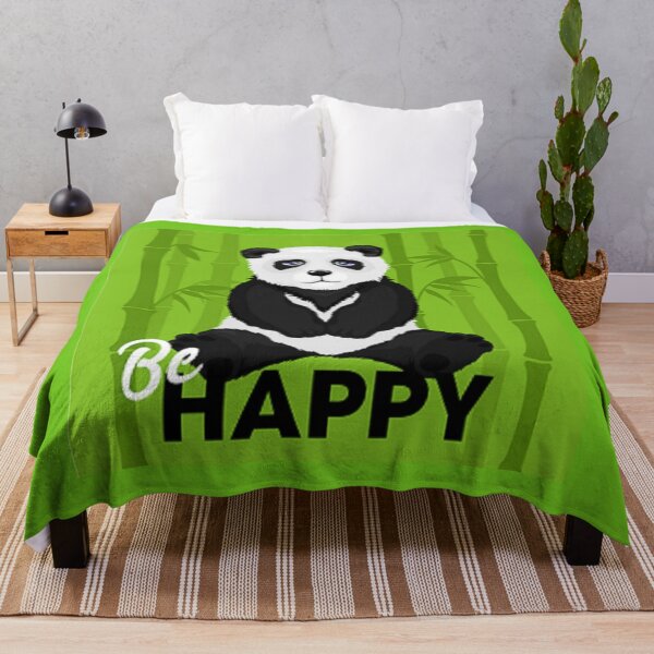 Item preview, Be Happy Panda In The Wild - Save The Pandas designed and sold by lduke47.