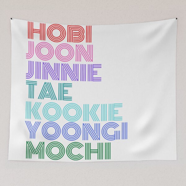 Item preview, BANGTAN BOYS NICKNAMES designed and sold by vera-vera.