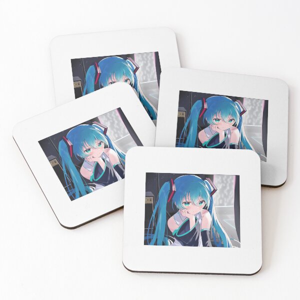 Aperçu de l'œuvre Mignonne moue Hatsune Miku VOCALOID | Cadeau parfait créée et vendue par devokena.