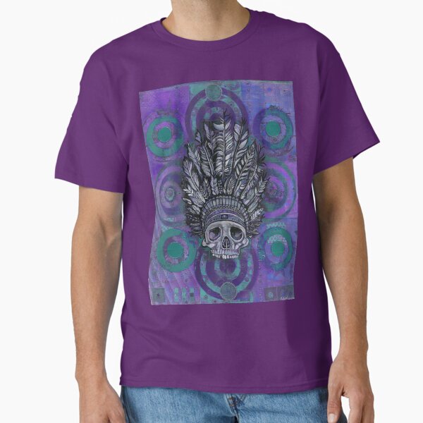 Item preview, Indian Scull purple designed and sold by RayStephenson.