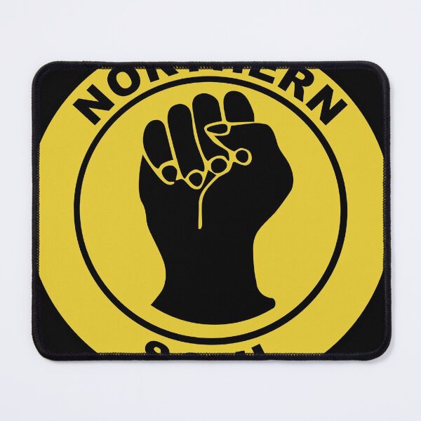 Item preview, English Northern Soul fist emblem designed and sold by russelltate.