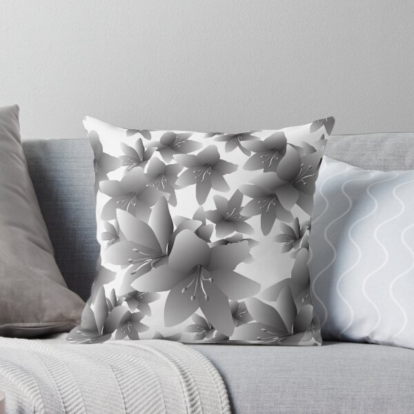 Item preview, Black And White Floral Print designed and sold by Print-Designs.