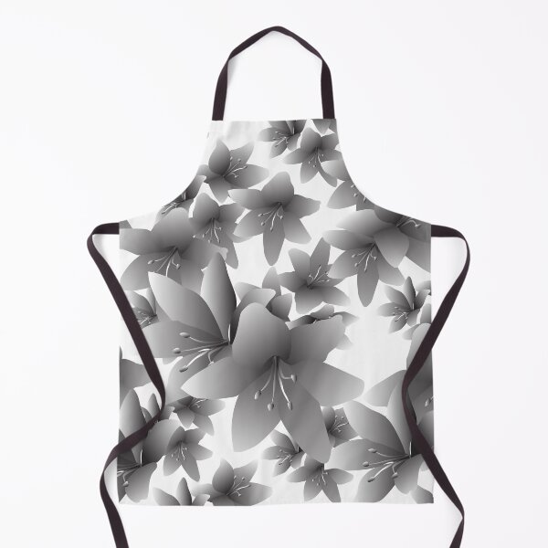 Item preview, Black And White Floral Print designed and sold by Print-Designs.