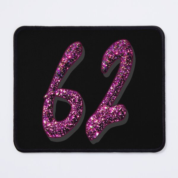 Item preview, 62nd Birthday Anniversary - Purple Glamor Numbers designed and sold by GlamourChick.