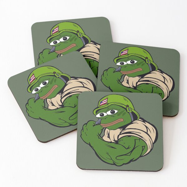Item preview, Pepe the frog military soldier War funny meme designed and sold by VinBasis.
