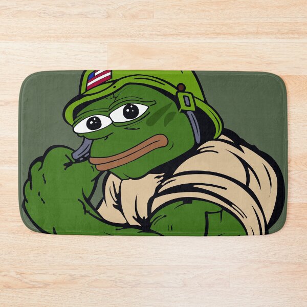 Item preview, Pepe the frog military soldier War funny meme designed and sold by VinBasis.