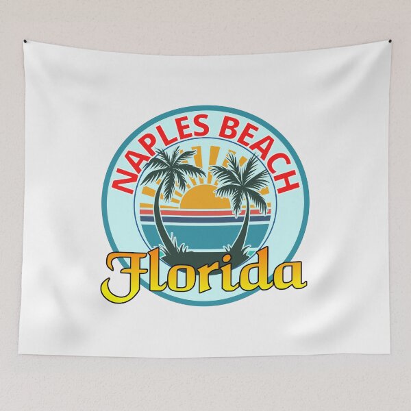 Item preview, Naples Beach Florida Beach Sticker designed and sold by RGRamsey.