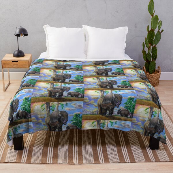 Item preview, Majestic Bison Acrylic Art designed and sold by TJHstudio.