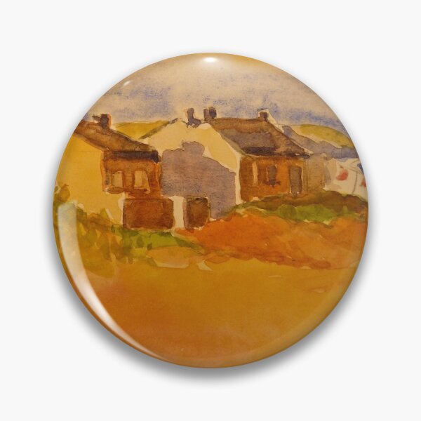 Item preview, Cottages, Inis Mor, Isle of Aran. Watercolour.  designed and sold by Elizabeth Moore Golding.
