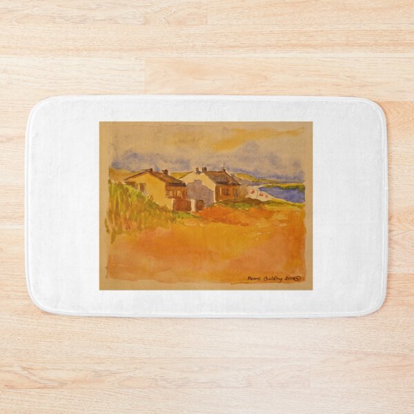 Item preview, Cottages, Inis Mor, Isle of Aran. Watercolour.  designed and sold by Elizabeth Moore Golding.