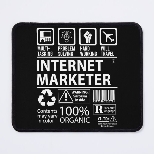 Item preview, Internet Marketer T Shirt - MultiTasking Certified Job Gift Item Tee designed and sold by sabinacsnm.