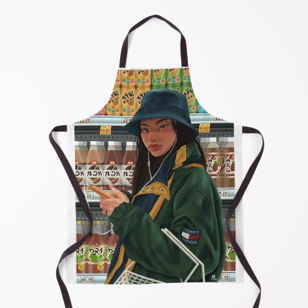Item preview, City Girl in the Convenience Store designed and sold by SimpleLemon.