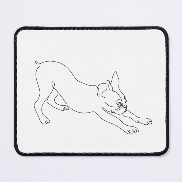 Item preview, Boston Terrier Line Art - Minimalist Wall Art Drawing - Dogs & Pets designed and sold by meravshalom.