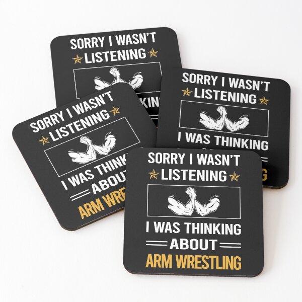Item preview, Funny Listening Arm Wrestling Armwrestling designed and sold by fatherbarliman.